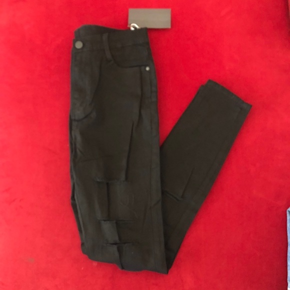 Jegging Jeans w/thigh rips - Picture 1 of 4